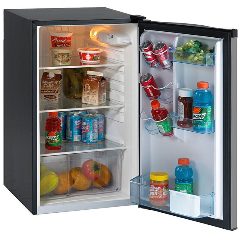 Avanti 20 in. 4.4 cu. ft. Mini Fridge - Stainless Steel, Stainless Steel, hires