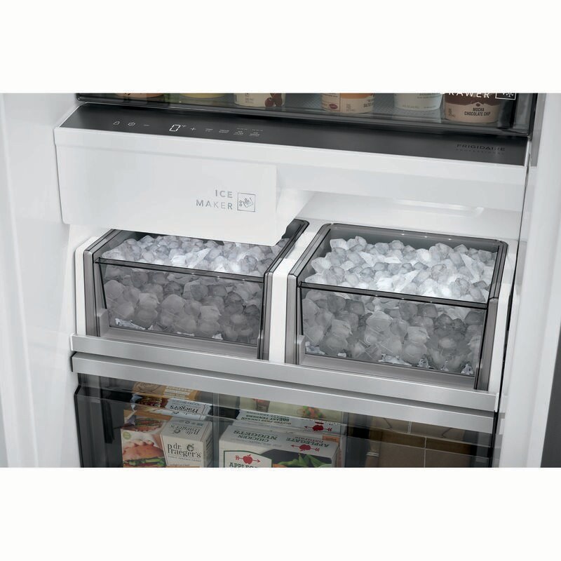 Frigidaire Professional Professional Series 33 in. 18.9 cu. ft. Double-Drawers Upright Freezer with Ice-Maker & Adjustable Shelves - Stainless Steel, , hires