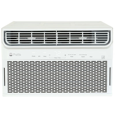 GE Profile 10,100 BTU Smart Energy Star Window Air Conditioner with Inverter, 4 Fan Speeds & Remote Control - White | AHTR10AC