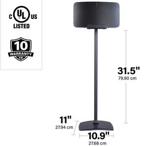 Sanus Systems Wireless Speaker Stands Designed for Sonos Five & Play 5 Speakers, , hires