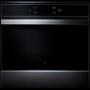 JennAir Noir 24 in. 2.6 cu. ft. Smart Electric Single Wall Oven with True European Convection - Floating Glass Black, , hires