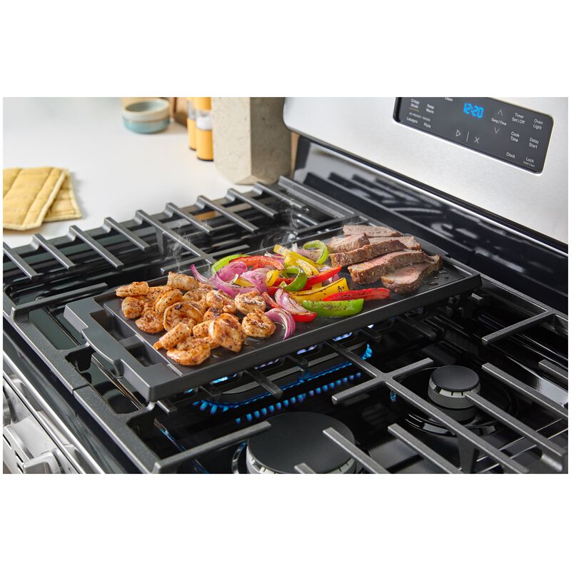 Whirlpool 30 in. 5.1 cu. ft. Gas Range with 5 Sealed Burners - Stainless Steel, , hires
