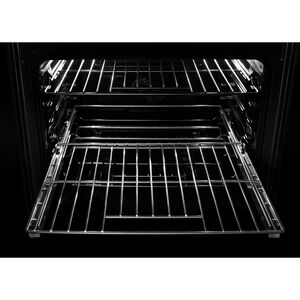 JennAir 30 in. 6.2 cu. ft. Air Fry True European Convection Slide-In Electric Range with Radiant Burners - Stainless Steel, , hires