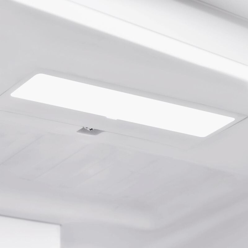 Midea 28 in. 14.2 cu. ft. Counter Depth Garage-Ready Top Freezer Refrigerator - Stainless Steel, Stainless Steel, hires