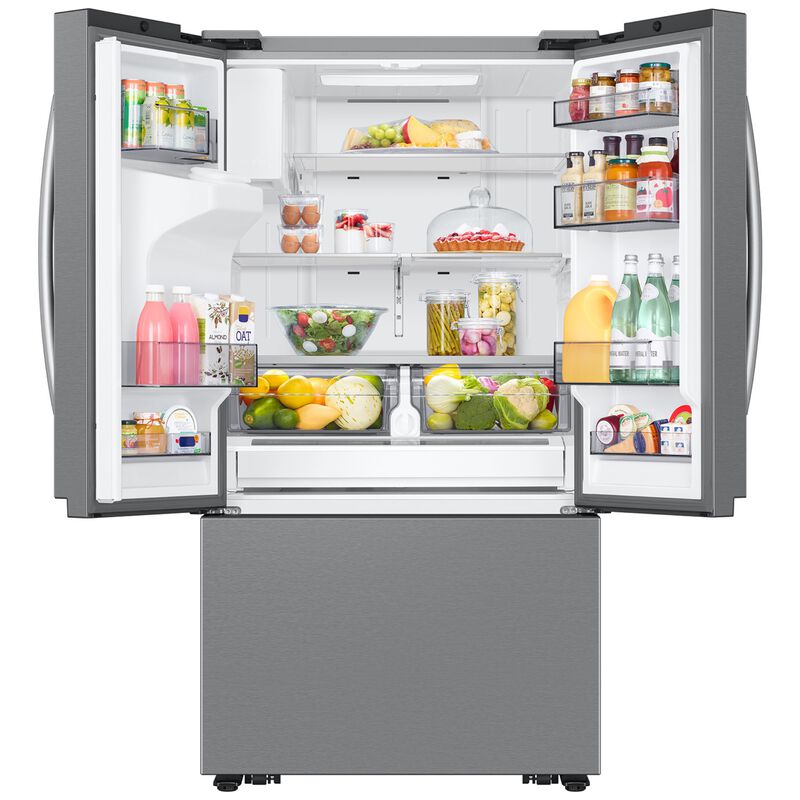 Samsung Bespoke 36 in. 25.5 cu. ft. Smart Counter Depth French Door Refrigerator with Ice & Water Dispenser - Fingerprint Resistant Stainless Steel, , hires