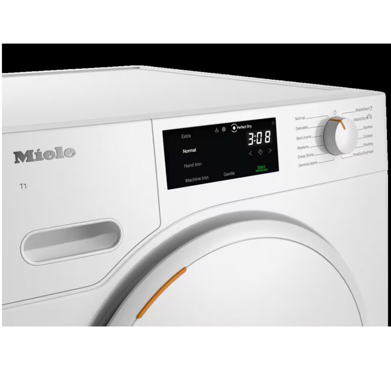 Miele 24 in. 4.1 cu. ft. Smart Stackable Ventless Electric Dryer with Heat Pump & Sensor Dry - Lotus White, , hires