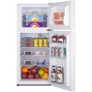 Summit 19 in. 4.3 cu. ft. Mini Fridge with Top Freezer - White, , hires