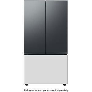 Samsung BESPOKE 3-Door French Door Top Panel for Refrigerators - Matte Black Steel, , hires