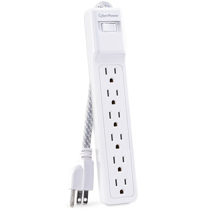 CyberPower Essential Surge Protectors - White, , hires