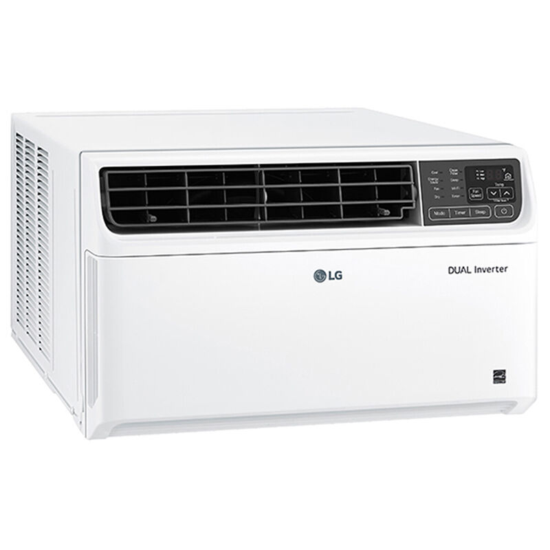 LG 8,500 BTU 115V Smart Energy Star Window/Wall Air Conditioner with Inverter, 3 Fan Speeds, Sleep Mode & Remote Control - White, , hires