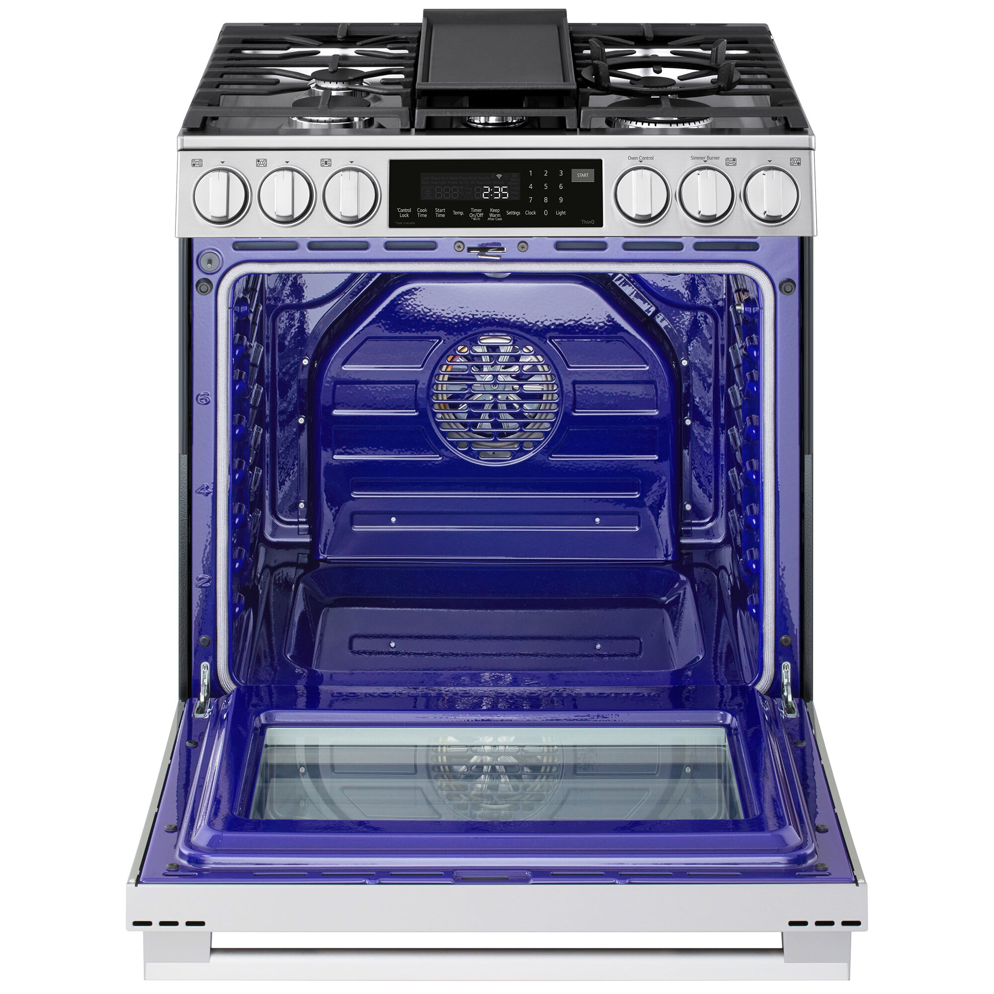 LG 30 in. 6.3 cu. ft. Smart Air-Fry True European Convection Slide