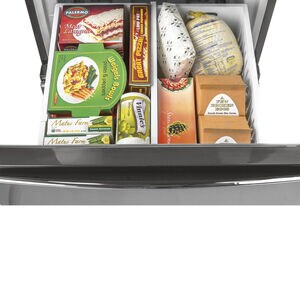 GE 24 in. 11.9 cu. ft. Counter Depth Bottom Freezer Refrigerator - Stainless Steel, , hires