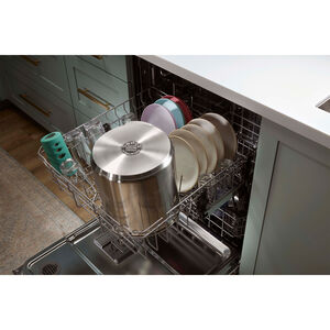 Whirlpool 24 in. Top Control Dishwasher with 50 dBa Sound Level - Fingerprint Resistant Stainless, , hires