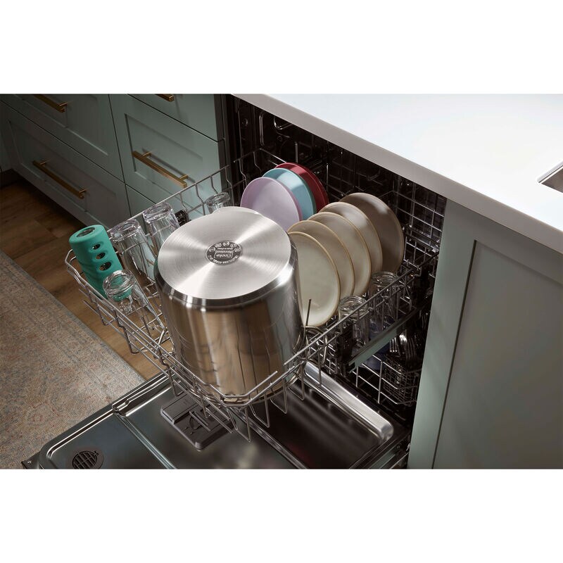 Whirlpool 24 in. Top Control Dishwasher with 50 dBa Sound Level - Fingerprint Resistant Stainless, , hires