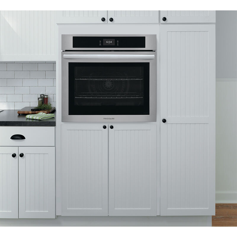 Frigidaire 30 in. 5.3 cu. ft. Electric Single Wall Oven with Standard Convection - Stainless Steel, Stainless Steel, hires