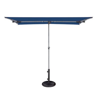 SimplyShade Capri 4.95'x6.93' Rectangle Balcony Umbrella - Ocean Blue | 5X7RT5TP034