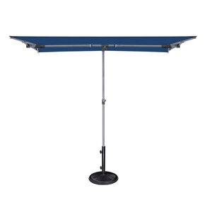 SimplyShade Capri 4.95'x6.93' Rectangle Balcony Umbrella - Ocean Blue, Blue, hires