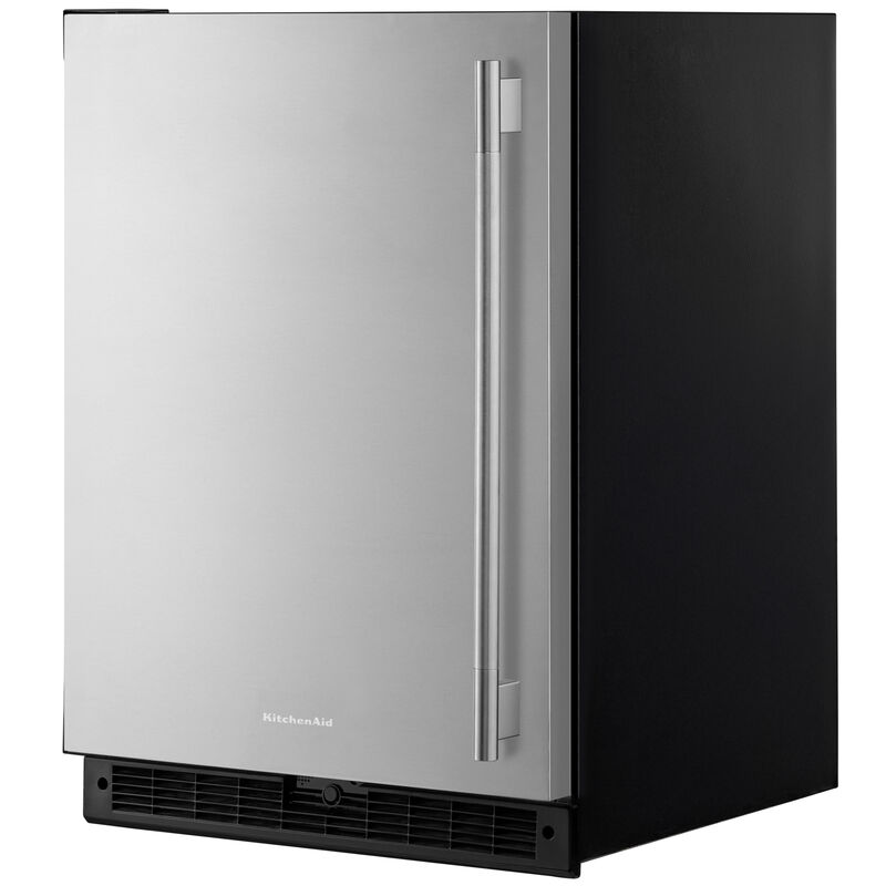 KitchenAid 24 in. 5.0 cu. ft. Undercounter Refrigerator - Stainless Steel, , hires