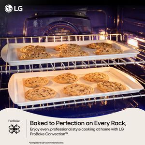 LG 30 in. 6.3 cu. ft. Smart Air-Fry True European Convection Electric Range with Radiant Burners Stainless Steel, , hires