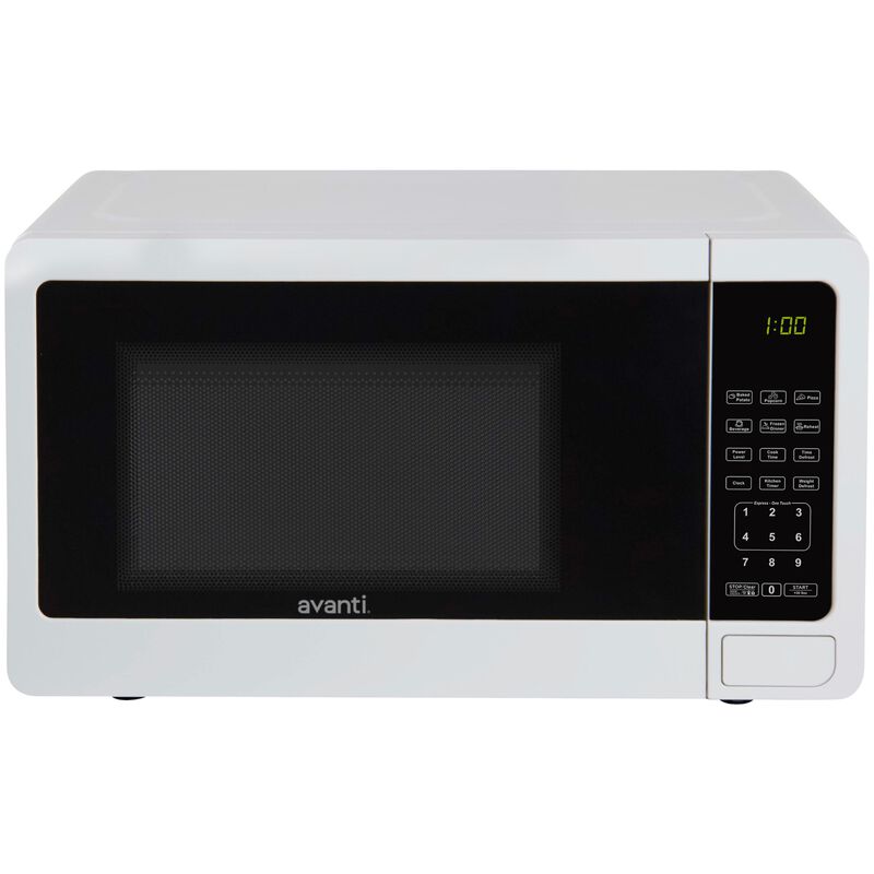Avanti 18 in. 0.7 cu. ft. 700W Countertop Microwave - White, White, hires