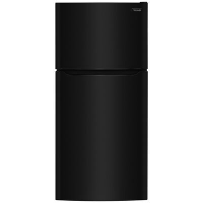 Frigidaire 30 in. 20.0 cu. ft. Top Freezer Refrigerator - Black | FFHT2045VB
