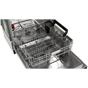 Sharp 24 in. Top Control Smart Dishwasher with 45 dBa Sound Level, 3rd-Rack & Pocket - Stainless Steel, , hires