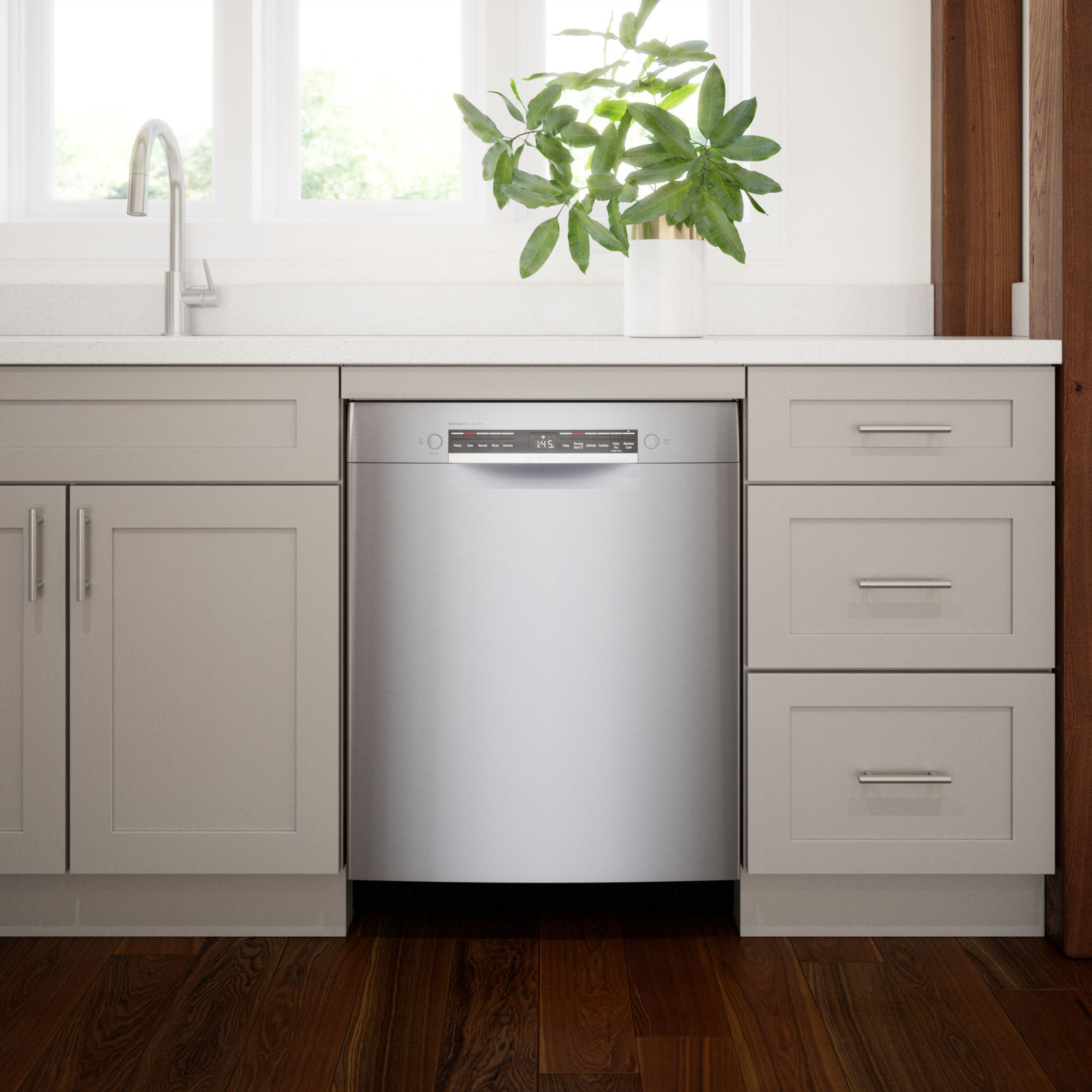 bosch 13 place dishwasher stainless steel