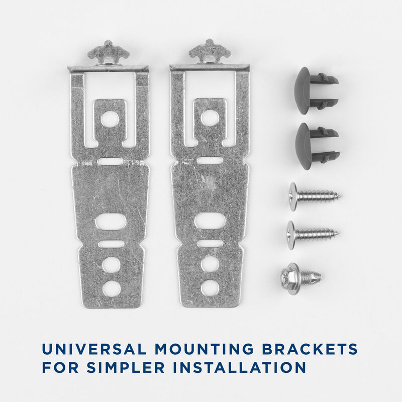 GE 24 in. Front Control Flush-Mount Dishwasher with 55 dBa Sound Level, Dry Boost & Pocket Handle - Stainless Steel, Stainless Steel, hires