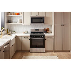 Whirlpool 30 in. 5.1 cu. ft. Gas Range with 4 Sealed Burners - Stainless Steel, , hires