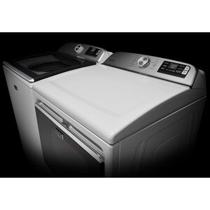 Maytag 27 in. 5.3 cu. ft. Smart Top Load Washer with Extra Power Button & Sanitize with Oxi - White, White, hires