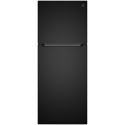 GE 24 in. 11.9 cu. ft. Counter Depth Top Freezer Refrigerator - Black | GPE12FGZBB