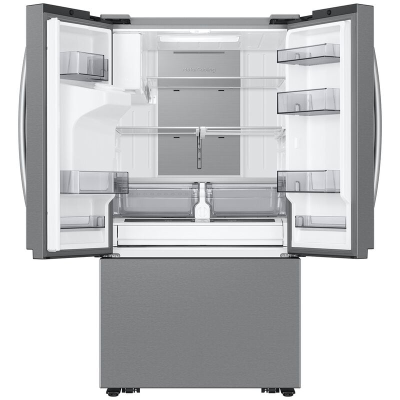 Samsung 36 in. 30.5 cu. ft. Smart French Door Refrigerator with Ice & Water Dispenser - Fingerprint Resistant Stainless, Fingerprint Resistant Stainless, hires