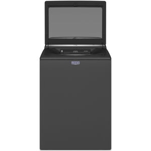 Maytag Pet Pro 27.5 in. 4.7 cu. ft. Top Load Washer with Agitator & Advanced Vibration Control - Black, Volcano Black, hires
