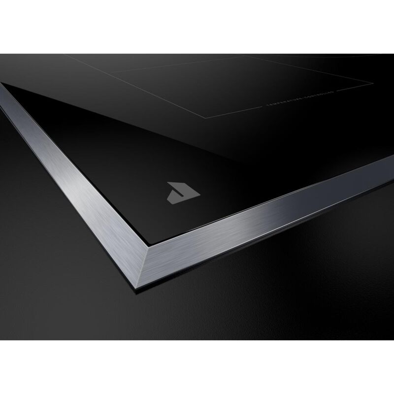 JennAir Lustre Stainless 30 in. 4-Burner Smart Induction Cooktop with Simmer Burner & Power Burner - Black with Stainless Steel, , hires