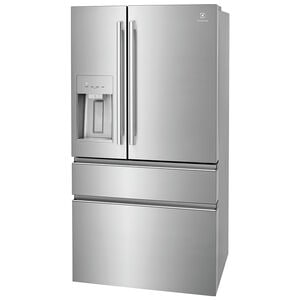 Electrolux 36 in. 21.4 cu. ft. Counter Depth 4-Door French Door Refrigerator with Ice & Water Dispenser - Stainless Steel, , hires