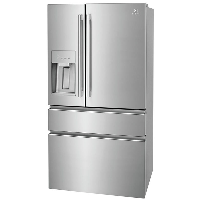 Electrolux 36 in. 21.4 cu. ft. Counter Depth 4-Door French Door Refrigerator with Ice & Water Dispenser - Stainless Steel, , hires