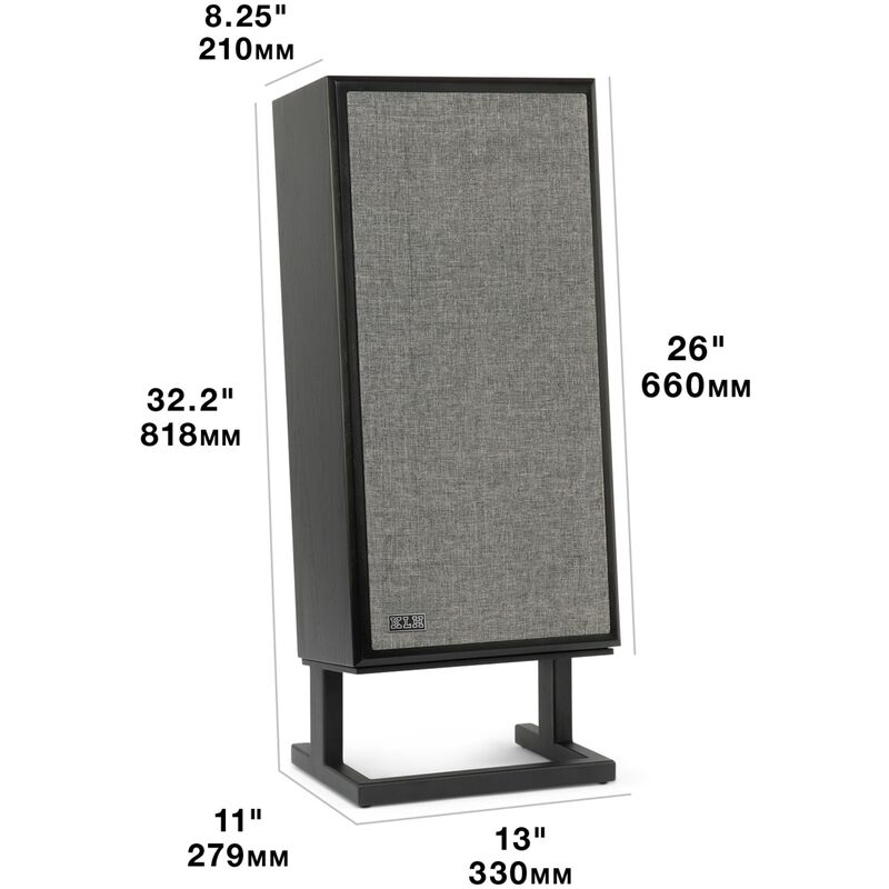KLH Model Four 8" Three-Way Acoustic Suspension Loudspeaker System - Black Ash, , hires