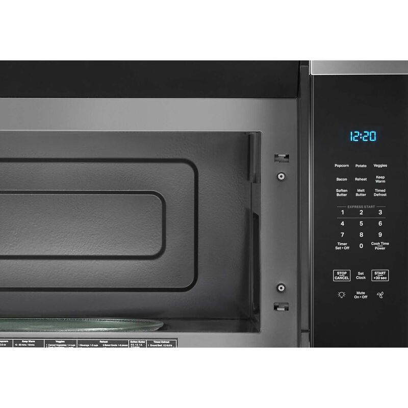 Whirlpool 30 in. 1.7 cu. ft. Over-the-Range Microwave with 300 CFM - White, White, hires