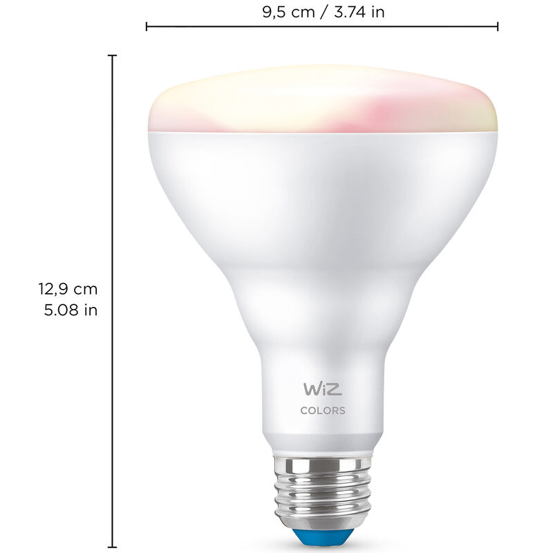 WiZ - BR30 Color and Tunable White Bulb (2-pack), , hires