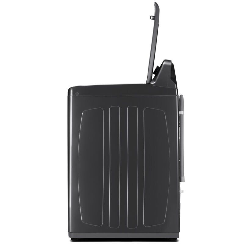 Midea 27 in. 4.4 cu. ft. Smart Top Load Washer with Power Wave 360 Agitator - Metallic Gray, Metallic Gray, hires