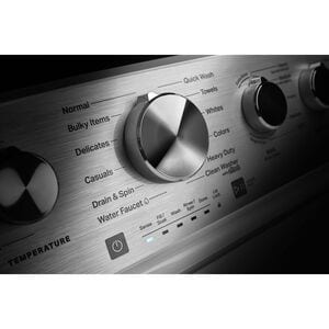 Maytag 28 in. 4.5 cu. ft. Top Load Washer with Agitator & Extra Power Button - White, , hires