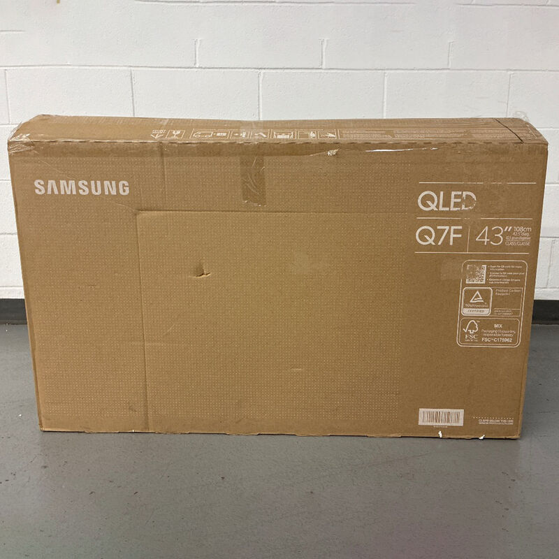 Samsung - 43" Class Q7F QLED 4K UHD Samsung Vision AI Smart TV (Open Box Good Condition), , hires