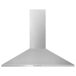 Frigidaire 30 in. Chimney Style Range Hood with 3 Speed Settings, 400 CFM, Ductless Venting & 2 Halogen Lights - Stainless Steel, , hires