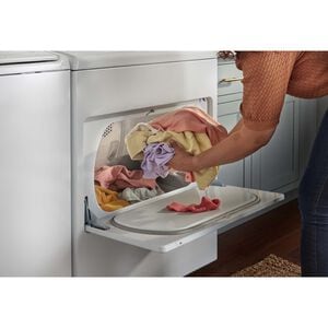 Whirlpool 29 in. 7.0 cu. ft. Top Loading Gas Dryer with 11 Dryer Programs, 1 Dry Options, Wrinkle Care & Sensor Dry - White, , hires
