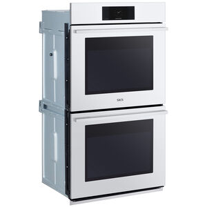 SKS Transitional 30 in. 9.4 cu. ft. Smart Top Control SteamElectric Double Wall Oven with True European Convection - Stainless Steel, , hires