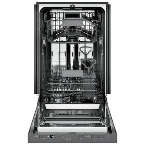 GE Profile 18 in. Top Control Dishwasher with 47 dBa Sound Level, Condensate Dry & Pocket - Stainless Steel, Stainless Steel, hires