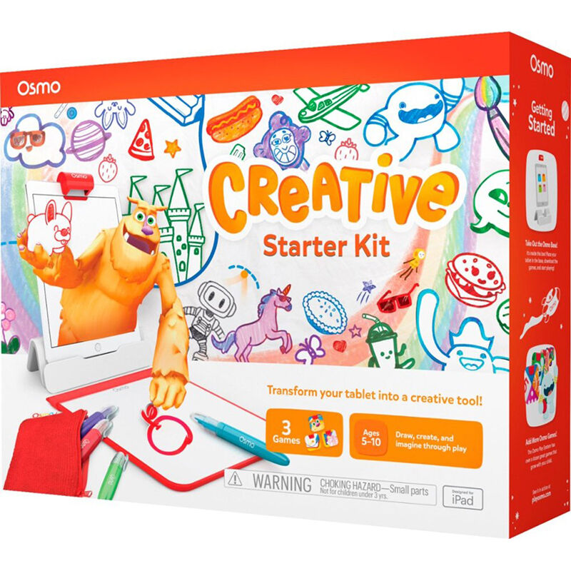 Osmo - Creative Starter Kit for iPad - Drawing & Problem Solving STEM - Ages 5-10, , hires