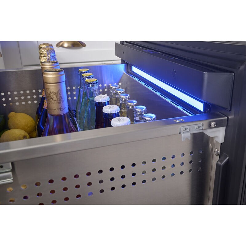 Zephyr Presrv Series 24 in. 5.1 cu. ft. Double Refrigerator Drawers - Stainless Steel, , hires