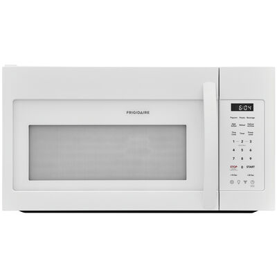 Frigidaire 30 in. 1.8 cu. ft. Over-the-Range Microwave with 10 Power Levels & 300 CFM - White | FMOS1846BW