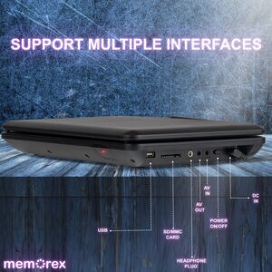 Memorex 10.1" Portable DVD Player, , hires